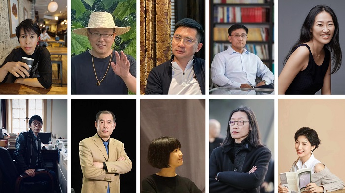 上：黎紫書、舒飛廉、沈念、尹文武、孟小書   下：張定浩、劉文飛、吳雅凌、朱朱、周婉京