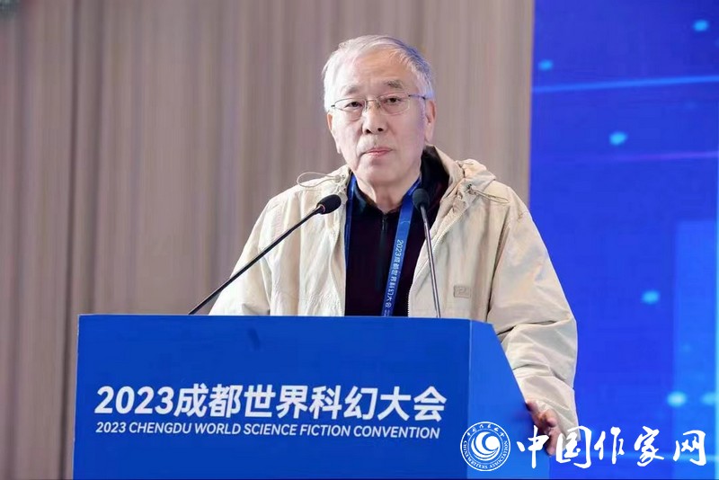 北京元宇科幻未來技術研究院名譽院長、科幻作家王晉康致辭