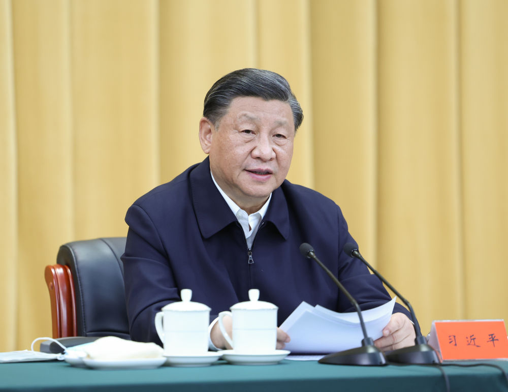 2023年6月2日，習近平在北京出席文化傳承發展座談會并發表重要講話。新華社記者 鞠鵬 攝