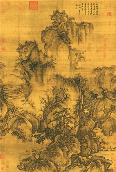 　早春圖（中國(guó)畫(huà)） 宋 　　郭 熙作