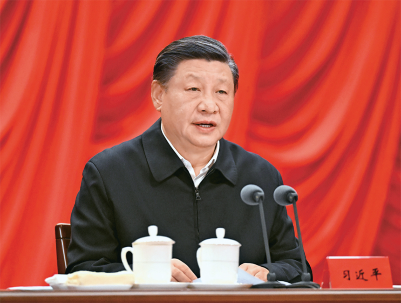 2023年2月7日，新進中央委員會的委員、候補委員和省部級主要領(lǐng)導干部學習貫徹習近平新時代中國特色社會主義思想和黨的二十大精神研討班在中央黨校（國家行政學院）開班。中共中央總書記、國家主席、中央軍委主席習近平在開班式上發(fā)表重要講話。 新華社記者 李學仁/攝